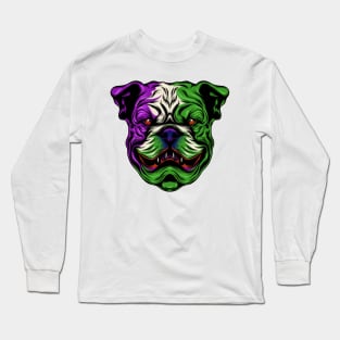 The Mischievous English Bulldog Light Long Sleeve T-Shirt